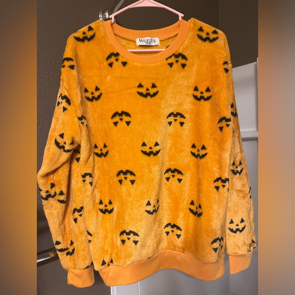 halloween fuzzy sweater